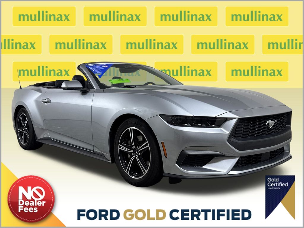 Silver Metallic 2025 Ford Mustang Convertible Rear-Wheel Drive Automatic
