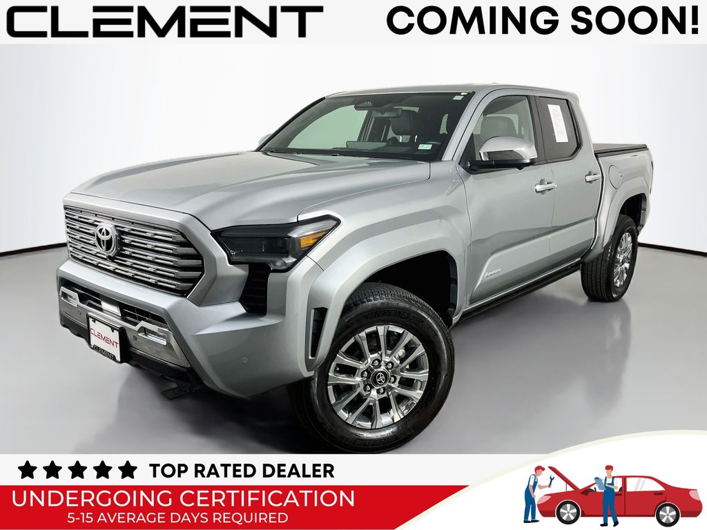 Celestial Silver Metallic 2024 Toyota Tacoma Pickup Truck Four-Wheel Drive 8-Speed Automatic
