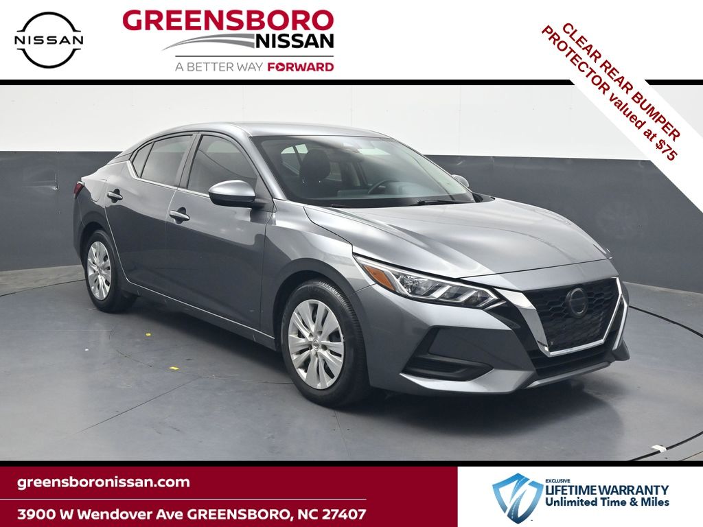 Gray (Gun Metallic) 2023 Nissan Sentra Sedan Front-Wheel Drive Continuously Variable Transmission