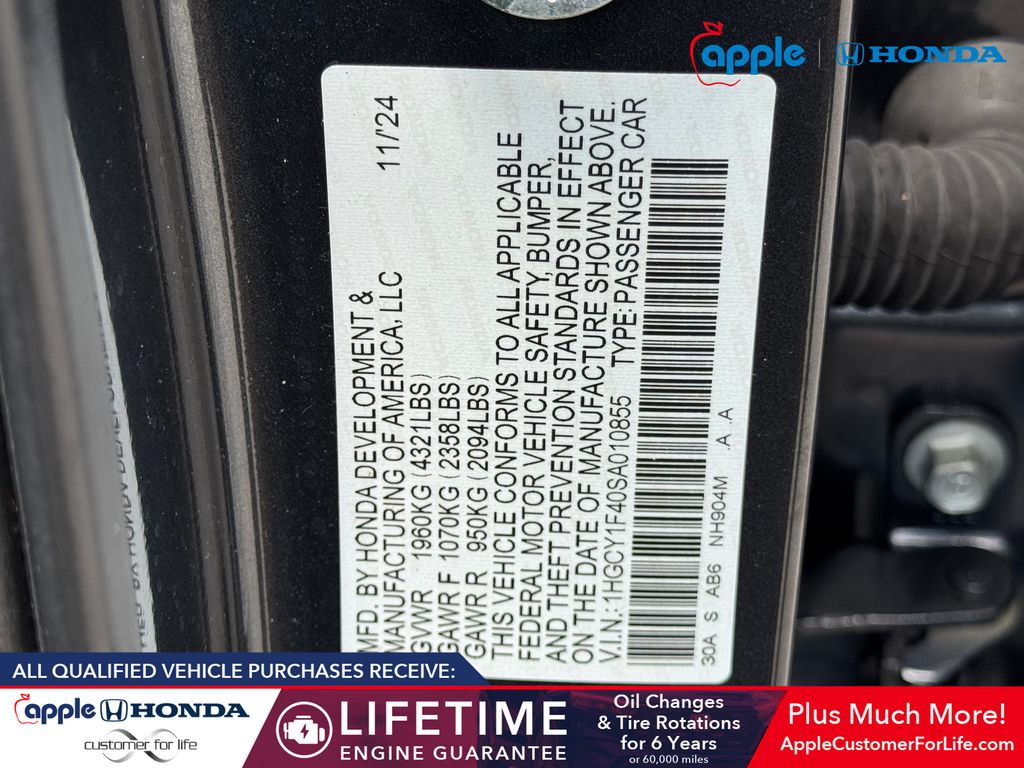 2025 Honda Accord Sedan SE
