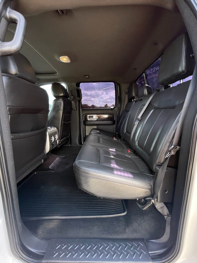 2013 Ford F-150 Platinum White at Bayway Cadillac of The Woodlands