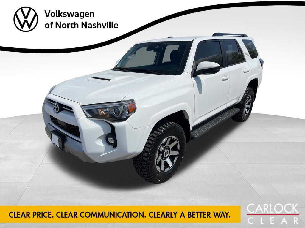 White 2022 Toyota 4Runner TRD Off-Road 4WD SUV / Crossover Four-Wheel Drive 5-Speed Automatic
