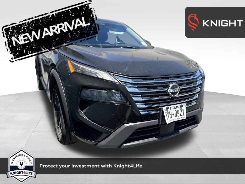 Super Black 2024 Nissan Rogue SUV / Crossover Front-Wheel Drive Continuously Variable Transmission