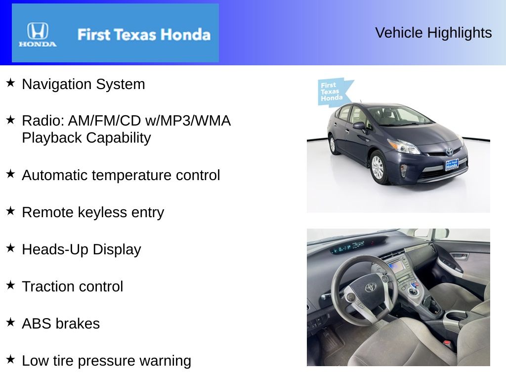 Used Car 2014 Toyota Prius Plug-in  For Sale Under $10,000 In Austin, Texas