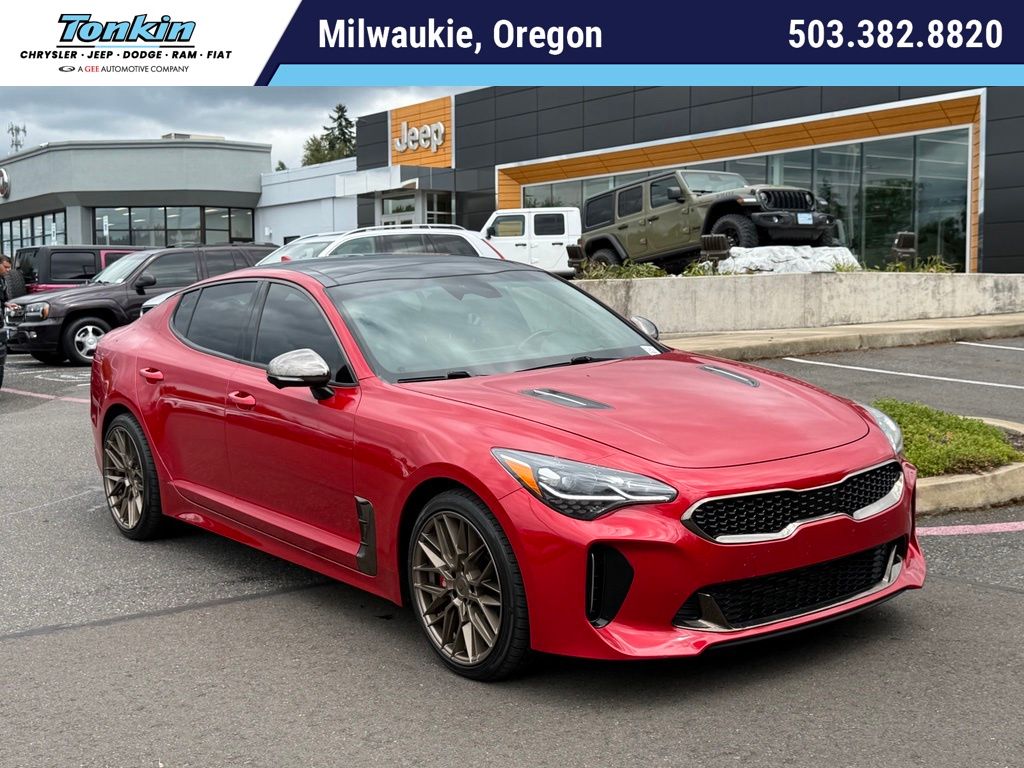 HiChroma Red 2023 Kia Stinger Sedan Rear-Wheel Drive 8-Speed Automatic