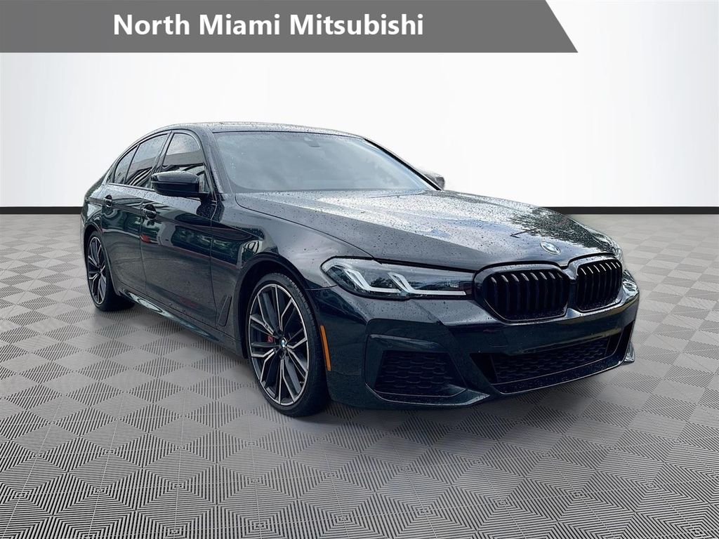 Black Sapphire Metallic 2023 BMW 5 Series Sedan Rear-Wheel Drive 8-Speed Automatic