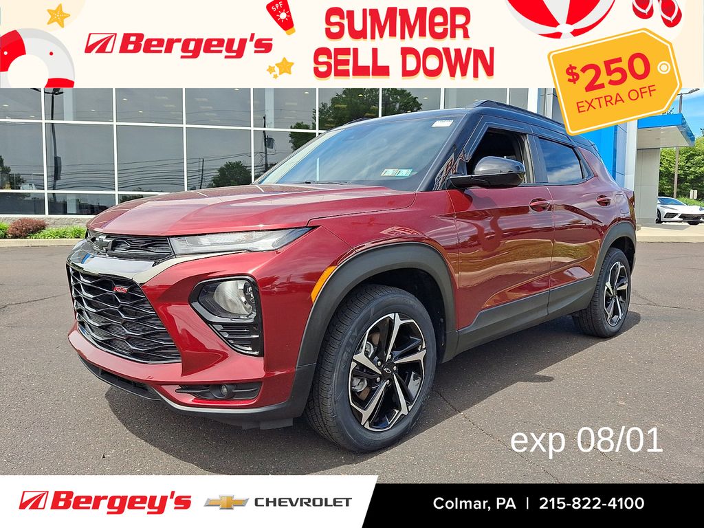 Red (Crimson Metallic) 2022 Chevrolet Trailblazer SUV / Crossover Four-Wheel Drive 9-Speed Automatic