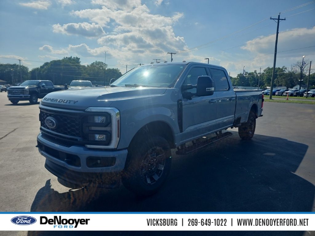 Gray Metallic 2024 Ford F-250 Super Duty Pickup Truck Four-Wheel Drive Automatic