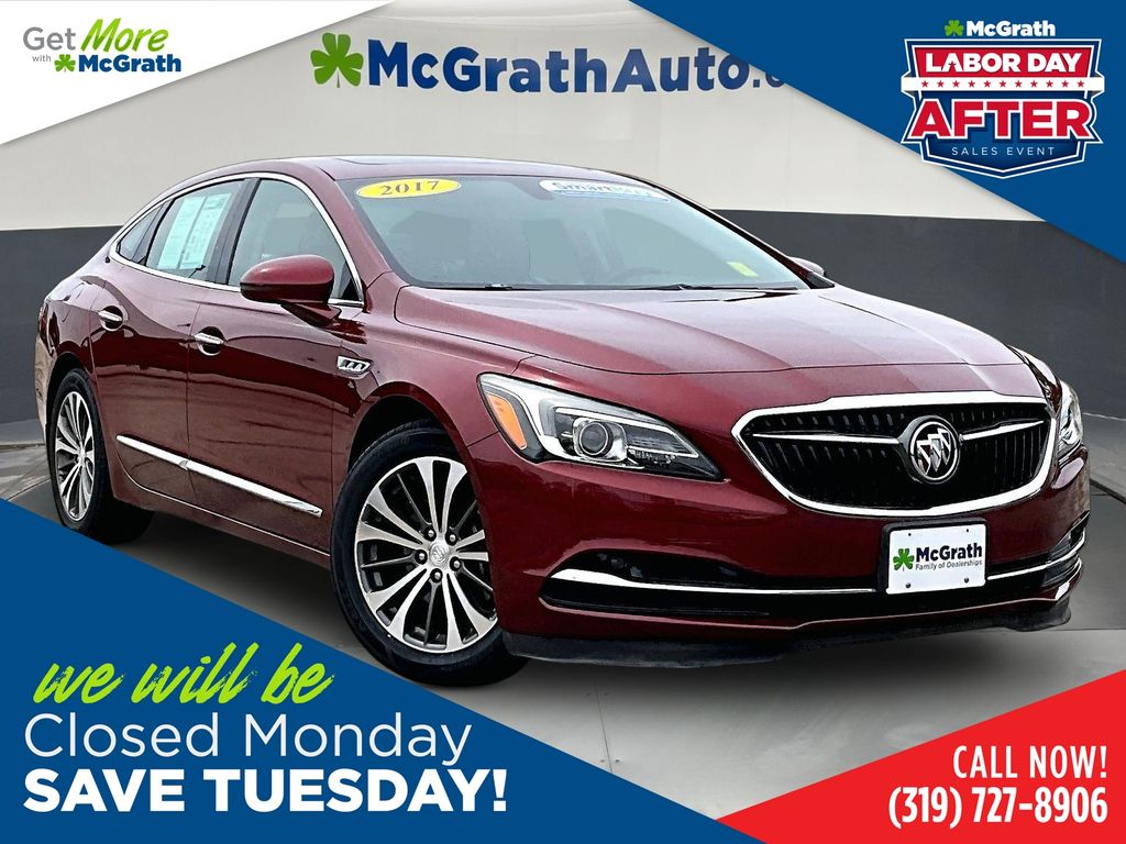 Crimson Red Tintcoat 2017 Buick LaCrosse Sedan Front-Wheel Drive 8-Speed Automatic