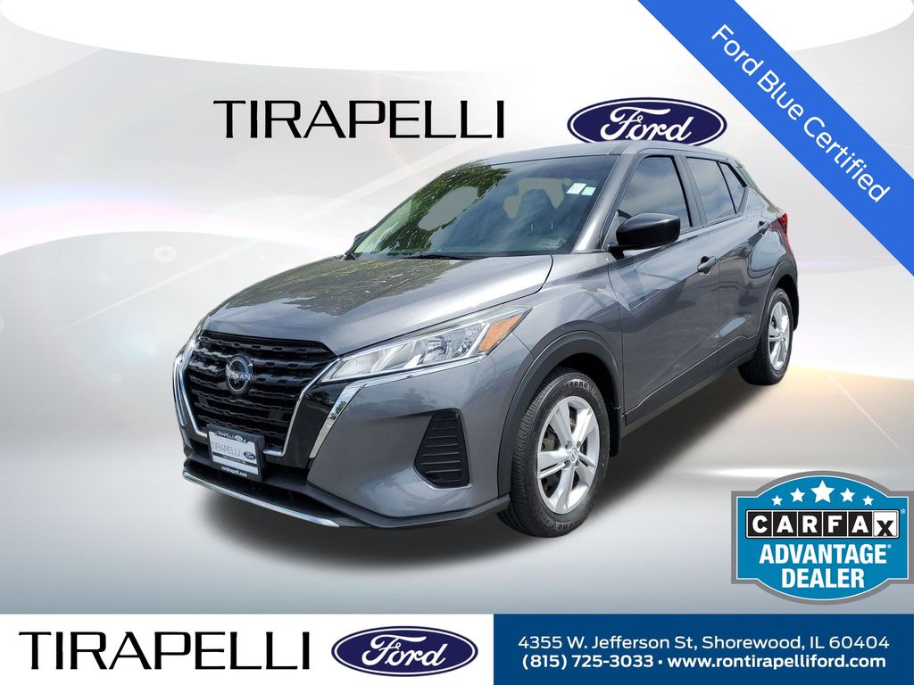Gray (Gun Metallic) 2023 Nissan Kicks SUV / Crossover Front-Wheel Drive Continuously Variable Transmission