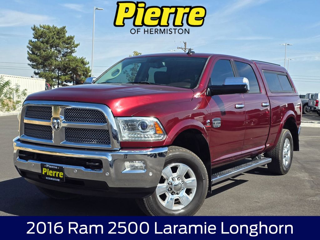 Red 2016 RAM 2500 Pickup Truck Four-Wheel Drive 6-Speed Automatic