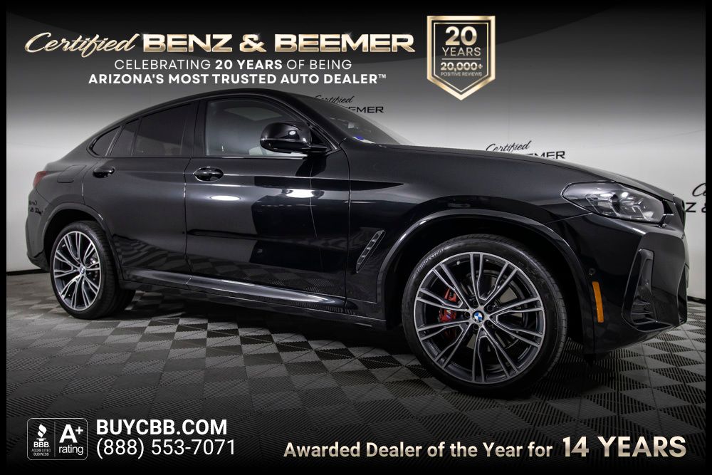 Black Sapphire Metallic 2024 BMW X4 SUV / Crossover All-Wheel Drive 8-Speed Automatic