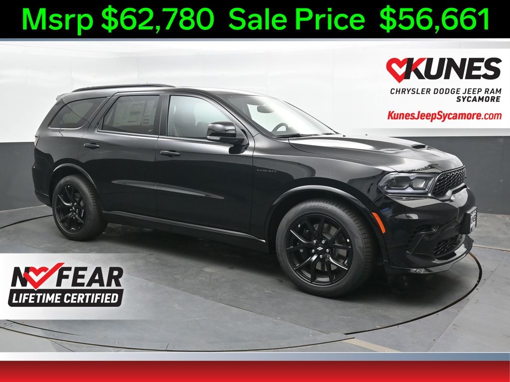 DB Black Crystal Clearcoat 2026 Dodge Durango SUV / Crossover All-Wheel Drive 8-Speed Automatic