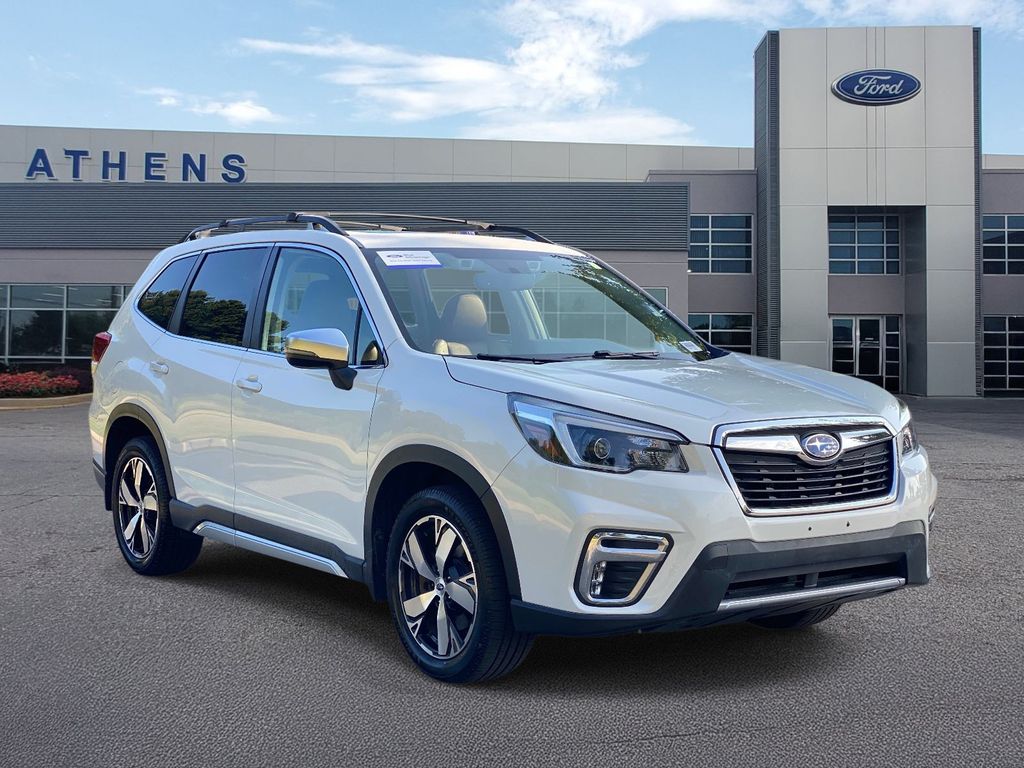 Crystal White Pearl 2021 Subaru Forester SUV / Crossover All-Wheel Drive Continuously Variable Transmission
