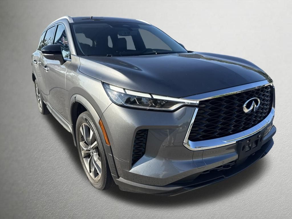 Gray (Graphite Shadow) 2023 INFINITI QX60 SUV / Crossover All-Wheel Drive 9-Speed Automatic