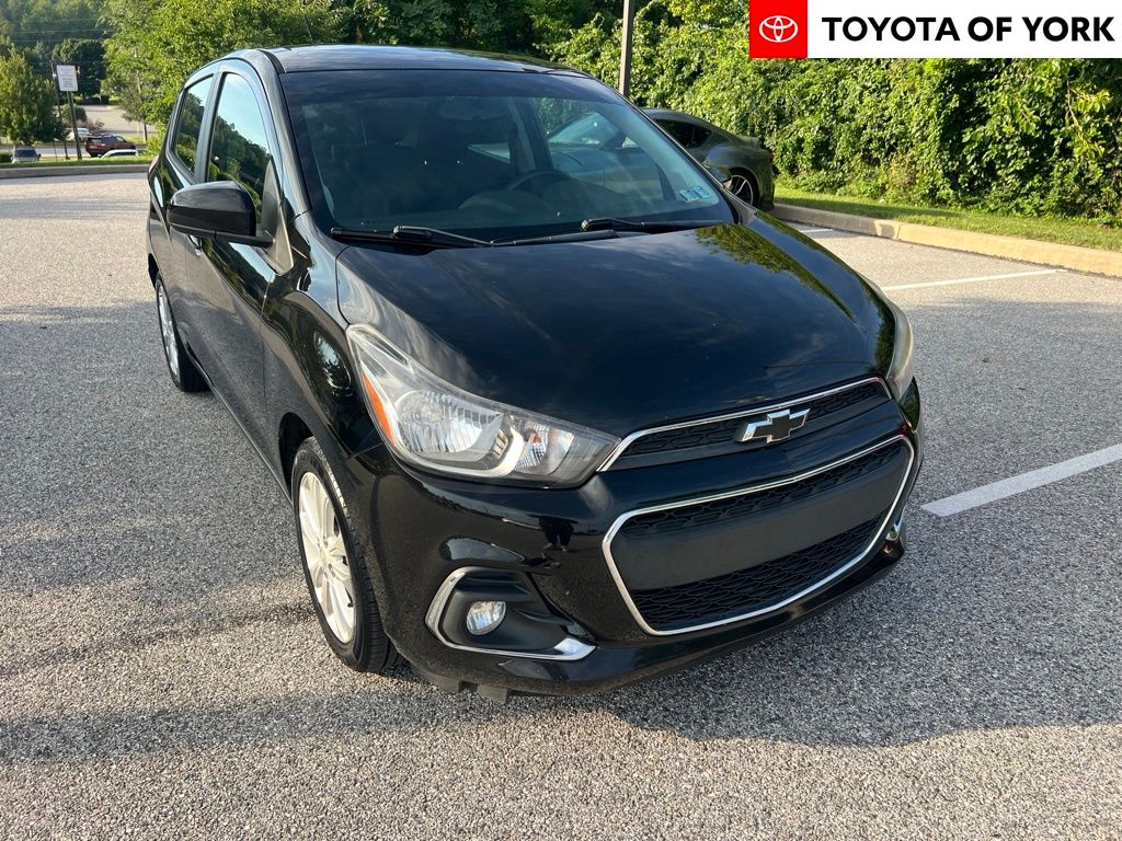 Mosaic Black Metallic 2017 Chevrolet Spark Hatchback Front-Wheel Drive Continuously Variable Transmission