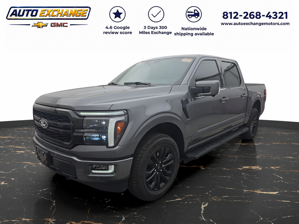 Carbonized Gray Metallic 2024 Ford F-150 Pickup Truck Four-Wheel Drive Automatic