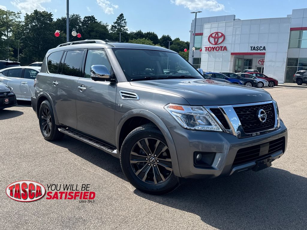 Gray (Gun Metallic) 2020 Nissan Armada SUV / Crossover Four-Wheel Drive 7-Speed Automatic