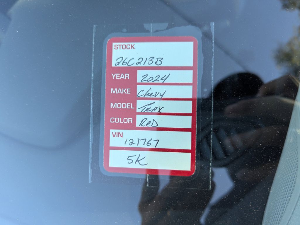 used 2024 Chevrolet Trax car, priced at $18,591