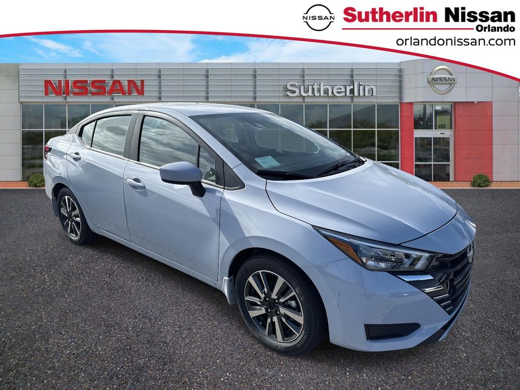 Pearl 2025 Nissan Versa SV FWD Sedan Front-Wheel Drive Continuously Variable Transmission