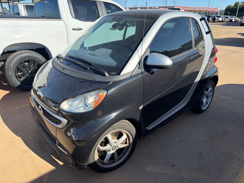 Black 2015 smart fortwo Hatchback Rear-Wheel Drive 5-Speed Automatic