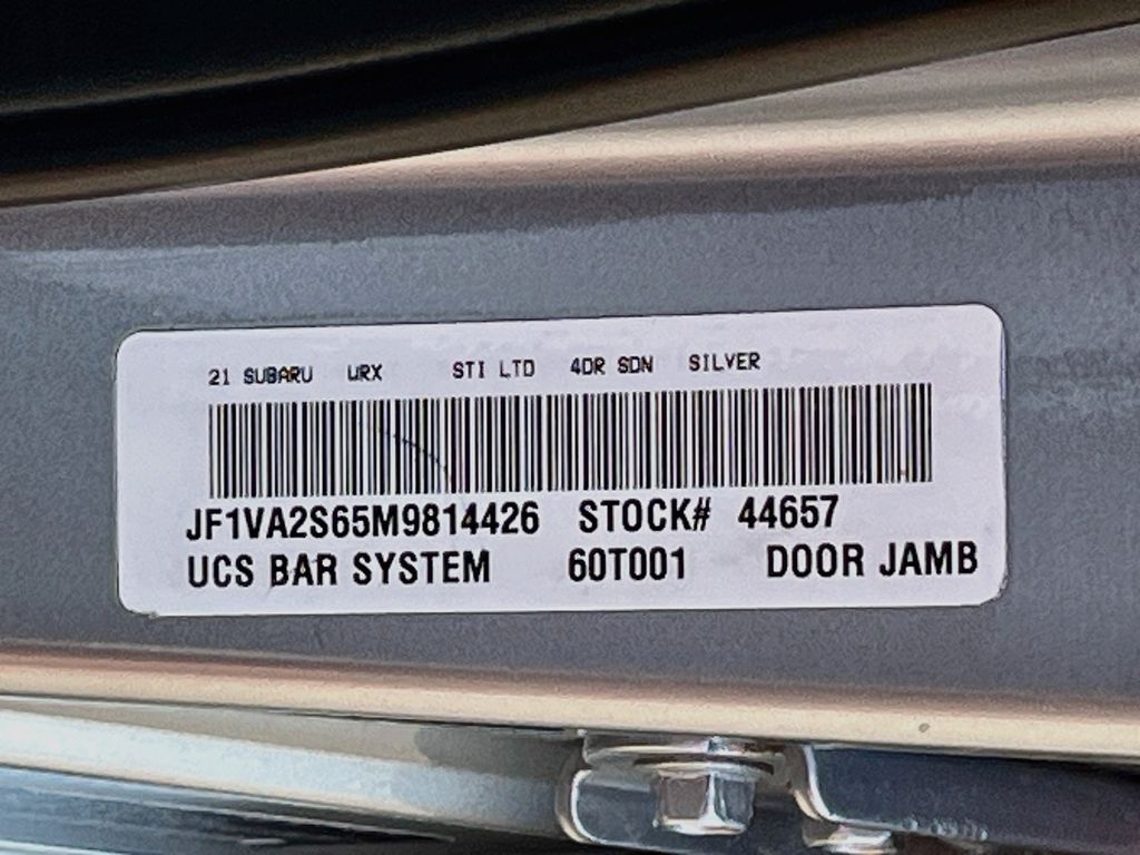 Used 2021 Silver Subaru STi image 29