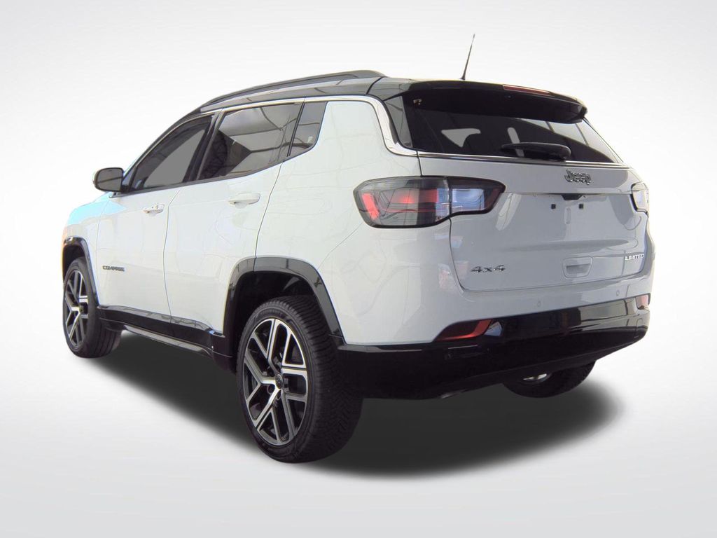 2025 Bright White Clearcoat Jeep Compass Limited 4X4 SUV