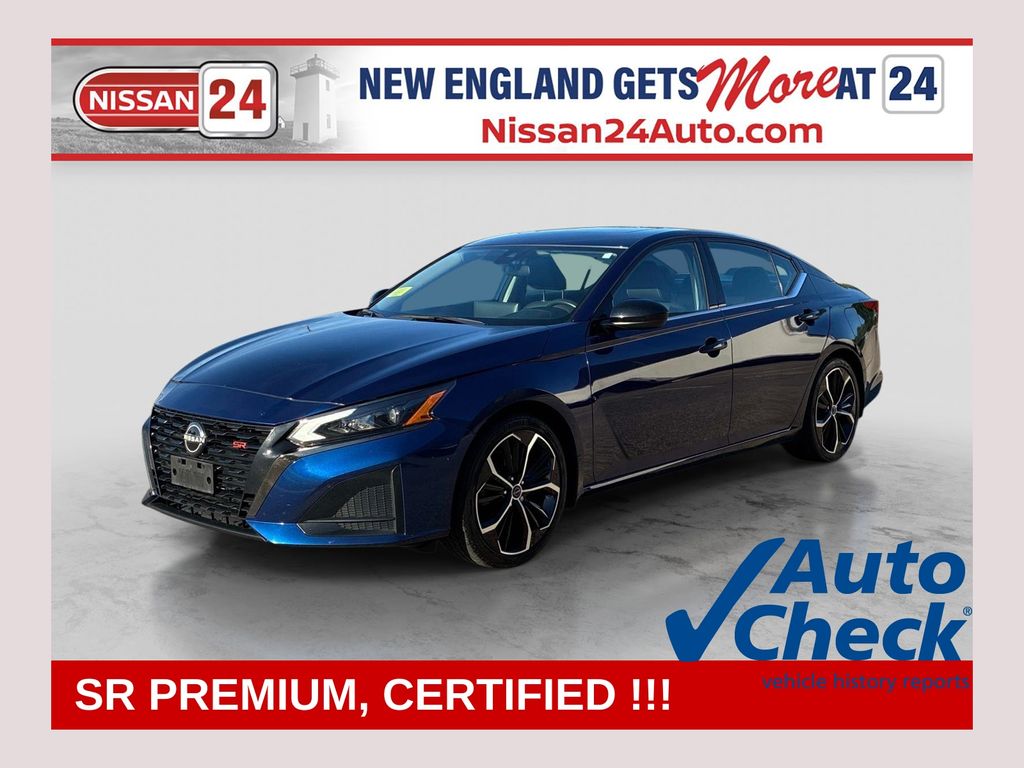 Deep Blue Pearl 2023 Nissan Altima Sedan Front-Wheel Drive Continuously Variable Transmission