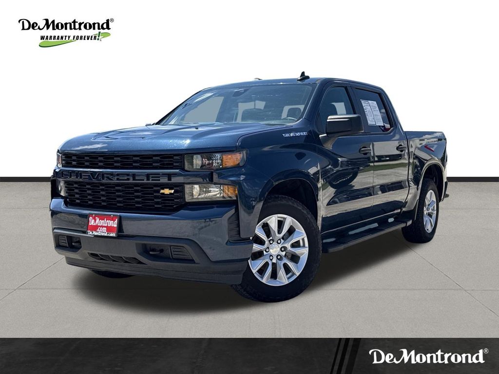 2021 Chevrolet Silverado 1500 Custom Blue at Bravo Nissan