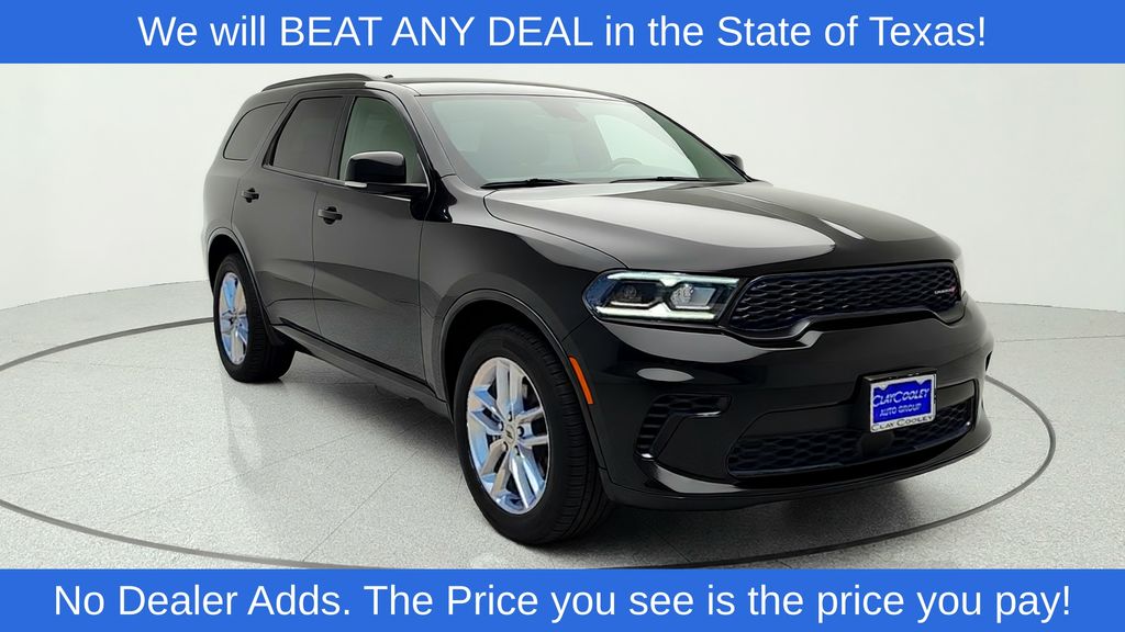 DB Black Crystal Clearcoat 2024 Dodge Durango SUV / Crossover All-Wheel Drive 8-Speed Automatic