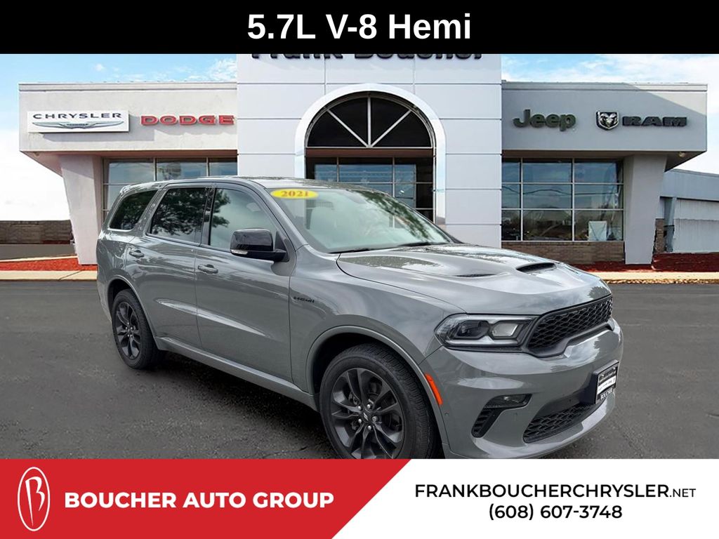 Destroyer Gray Clearcoat 2021 Dodge Durango SUV / Crossover All-Wheel Drive 8-Speed Automatic