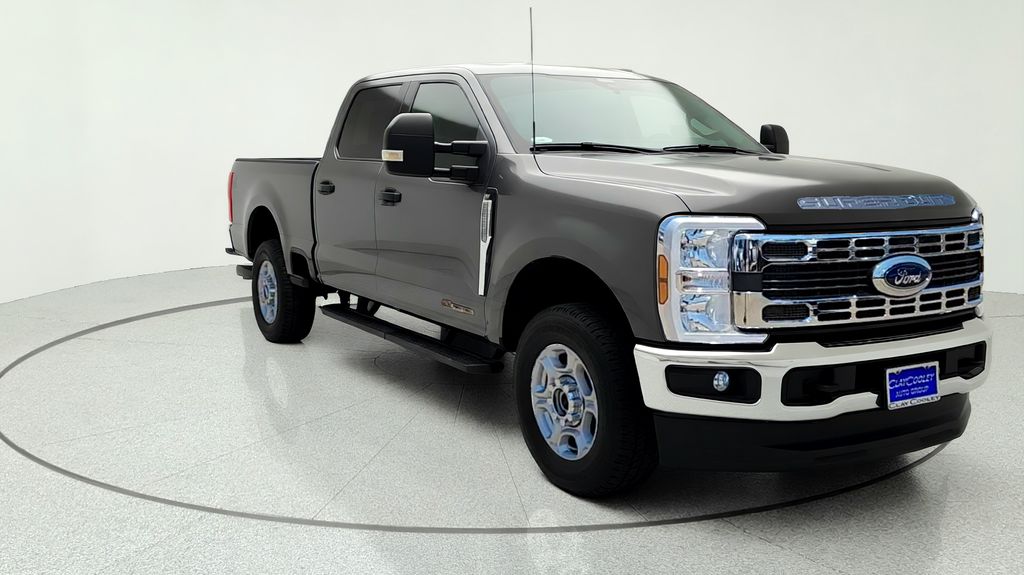 Gray Metallic 2025 Ford F-250 Super Duty Pickup Truck Four-Wheel Drive Automatic