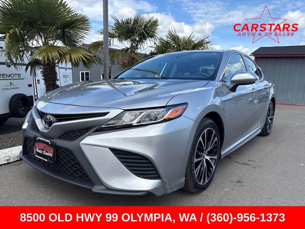 Celestial Silver Metallic 2019 Toyota Camry SE FWD Sedan Front-Wheel Drive 8-Speed Automatic