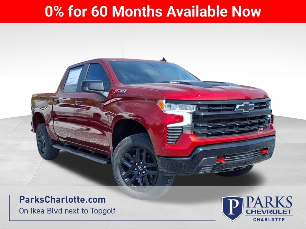 Radiant Red Tintcoat 2026 Chevrolet Silverado 1500 LT Trail Boss Crew Cab 4WD Pickup Truck Four-Wheel Drive 8-Speed Automatic