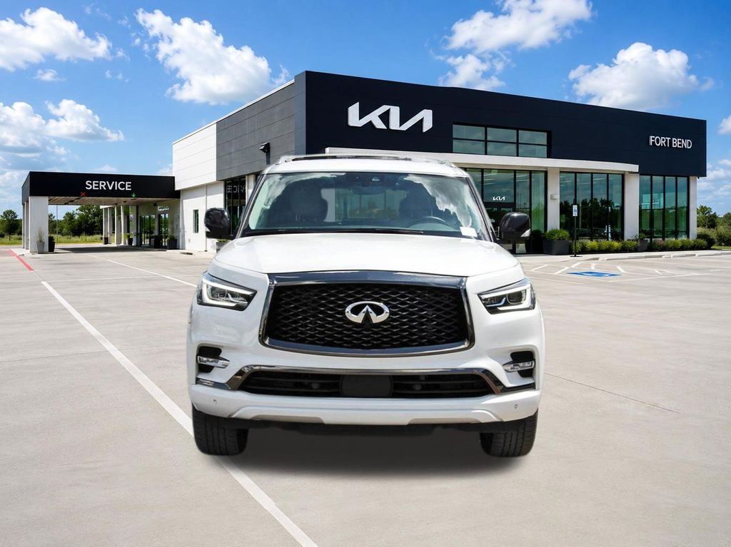 2023 INFINITI QX80 Premium Select White at Legacy Ford