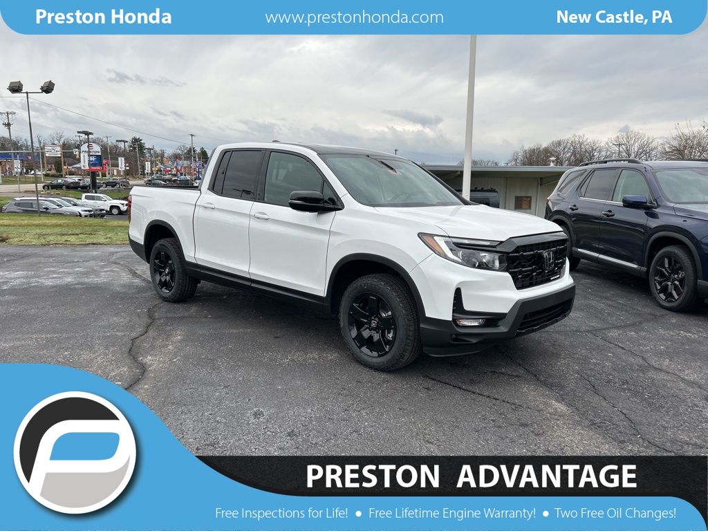 Platinum White Pearl 2026 Honda Ridgeline Pickup Truck All-Wheel Drive 9-Speed Automatic