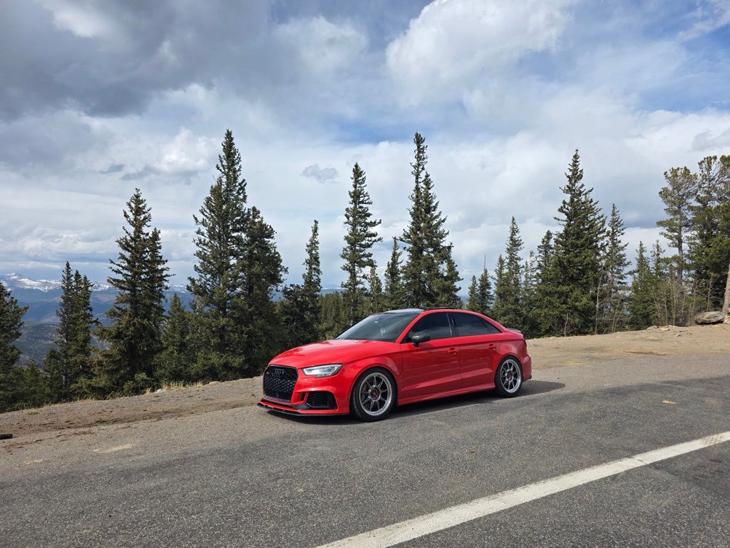 Red 2018 Audi RS 3 2.5 TFSI quattro Sedan All-Wheel Drive 7-Speed Automatic