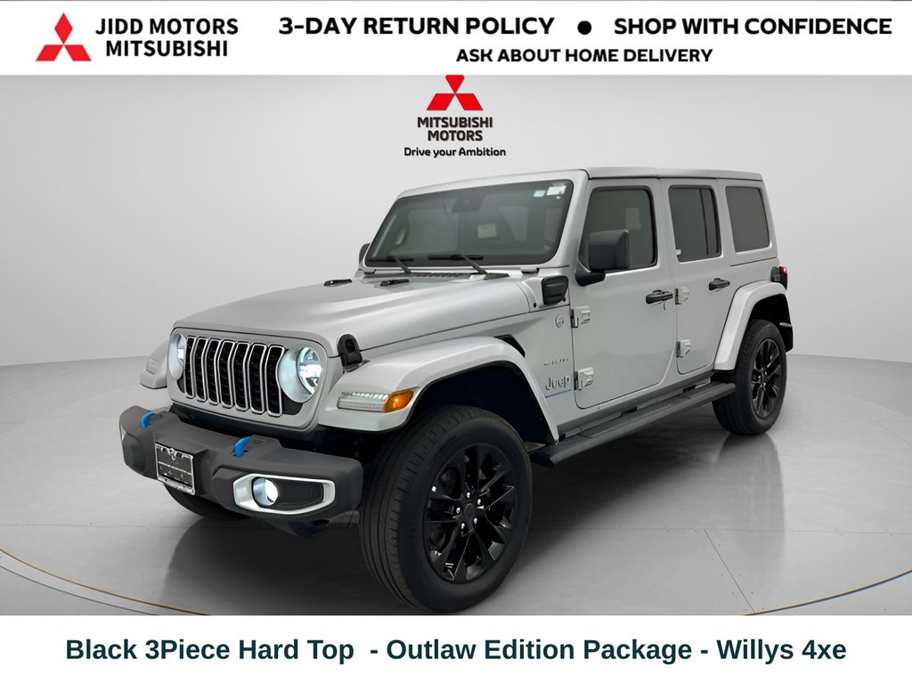 Silver Zynith Clearcoat 2024 Jeep Wrangler 4xe Sahara 4WD SUV / Crossover Four-Wheel Drive 8-Speed Automatic