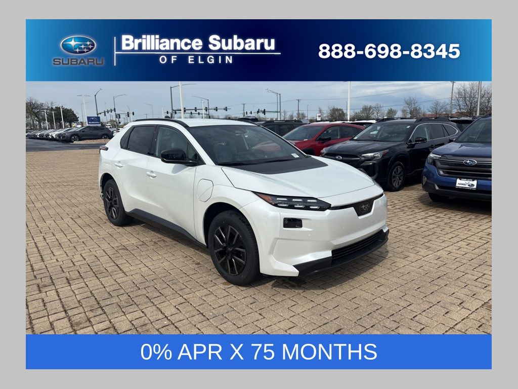 Cosmic White Pearl 2026 Subaru Solterra Premium AWD SUV / Crossover All-Wheel Drive 1-Speed Automatic