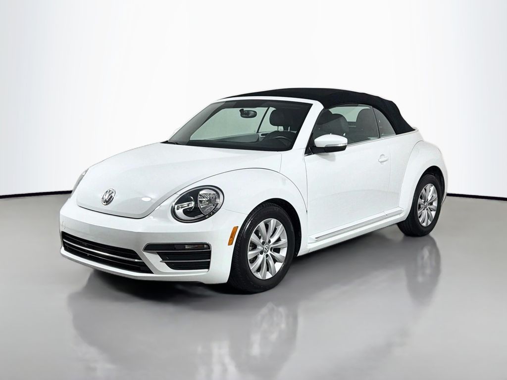 Pure White 2019 Volkswagen Beetle Convertible Front-Wheel Drive 6-Speed Automatic