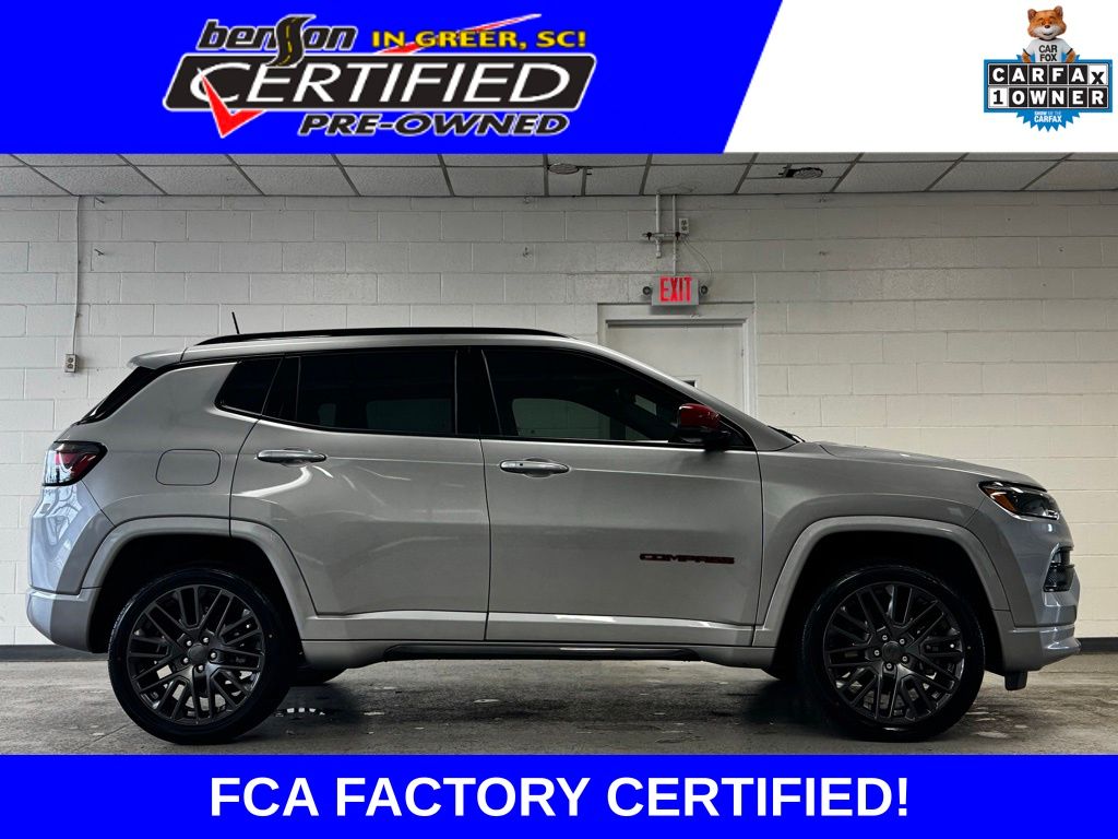 Billet Silver Metallic Clearcoat 2023 Jeep Compass SUV / Crossover Four-Wheel Drive 8-Speed Automatic
