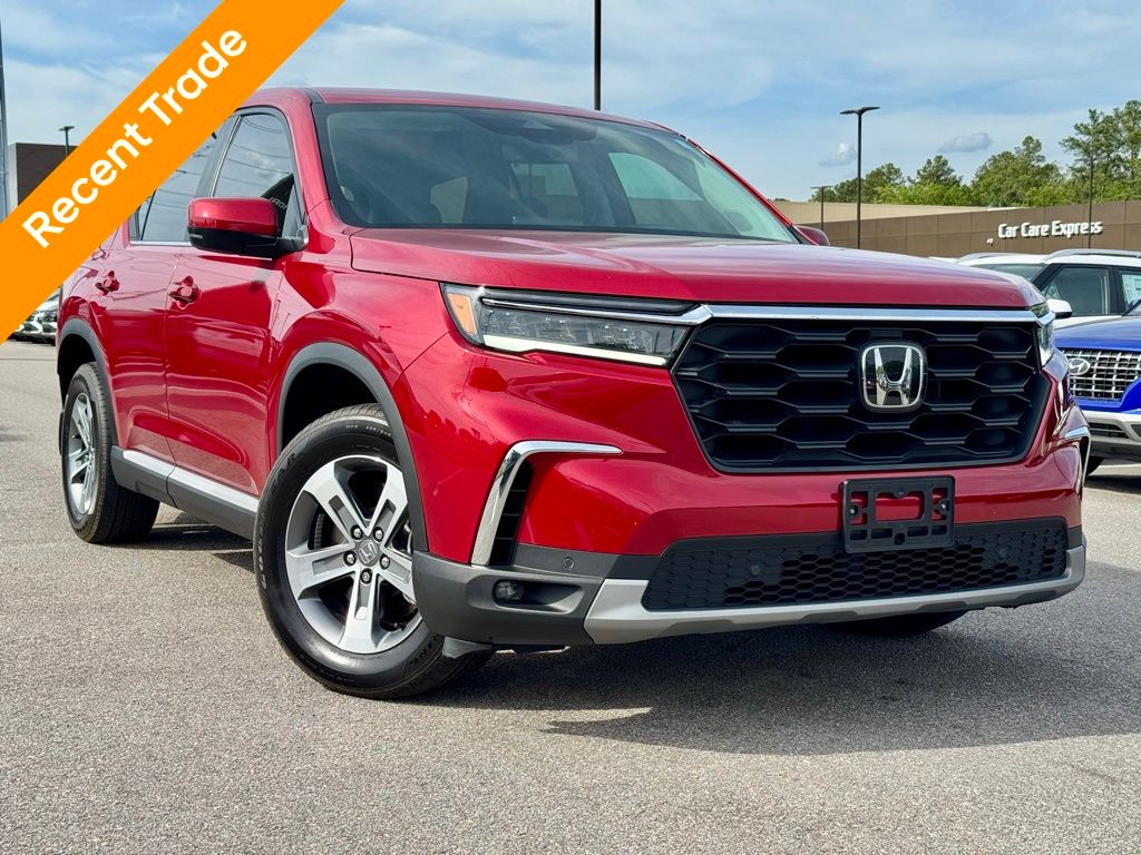 Radiant Red Metallic II 2024 Honda Pilot EX-L AWD SUV / Crossover All-Wheel Drive Automatic