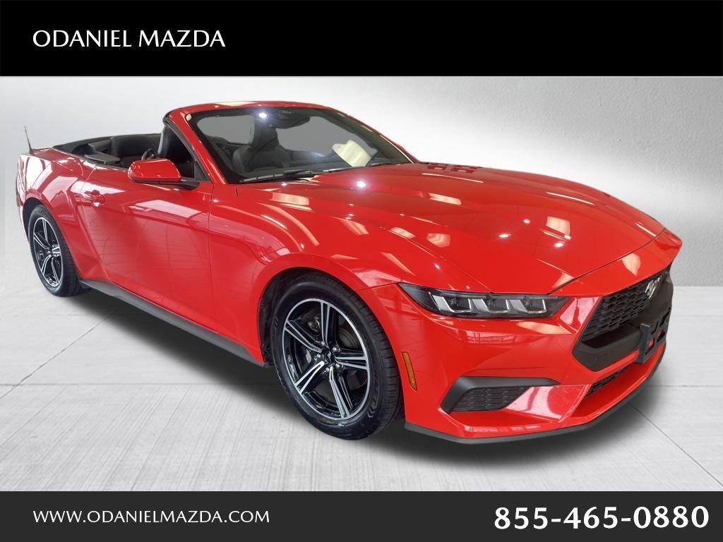 Race Red 2025 Ford Mustang Convertible Rear-Wheel Drive Automatic