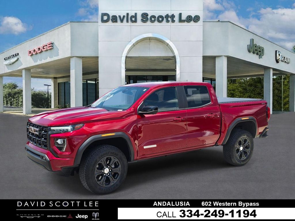 Volcanic Red Tintcoat 2024 GMC Canyon Pickup Truck Four-Wheel Drive 8-Speed Automatic