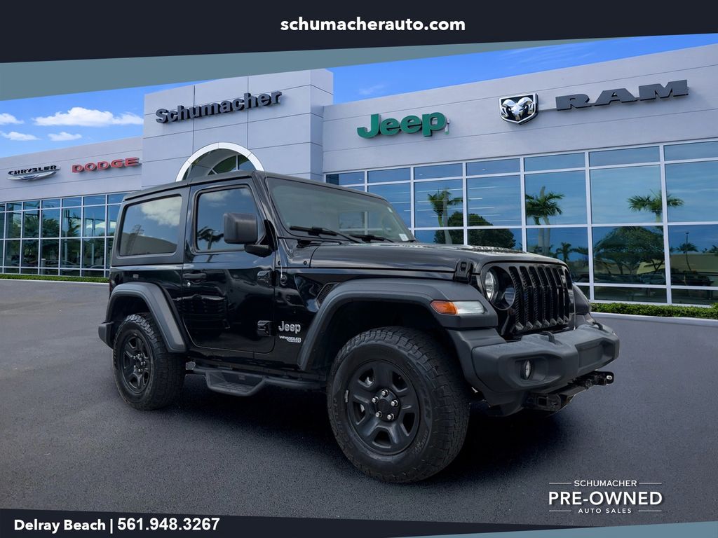 Black Clearcoat 2020 Jeep Wrangler SUV / Crossover Four-Wheel Drive 8-Speed Automatic