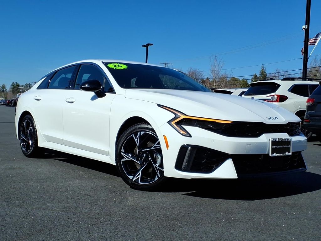 Snow White Pearl 2026 Kia K5 GT-Line FWD Sedan Front-Wheel Drive 8-Speed Automatic