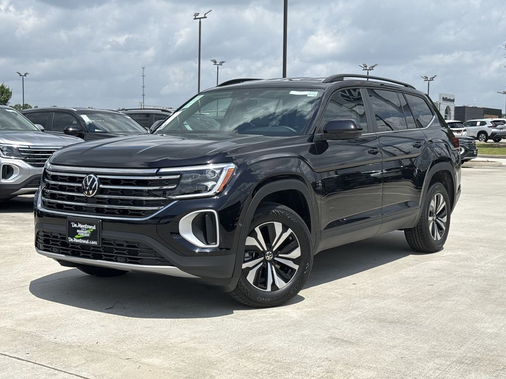 2026 Volkswagen Atlas 2.0T SE Black at DeMontrond Auto Country