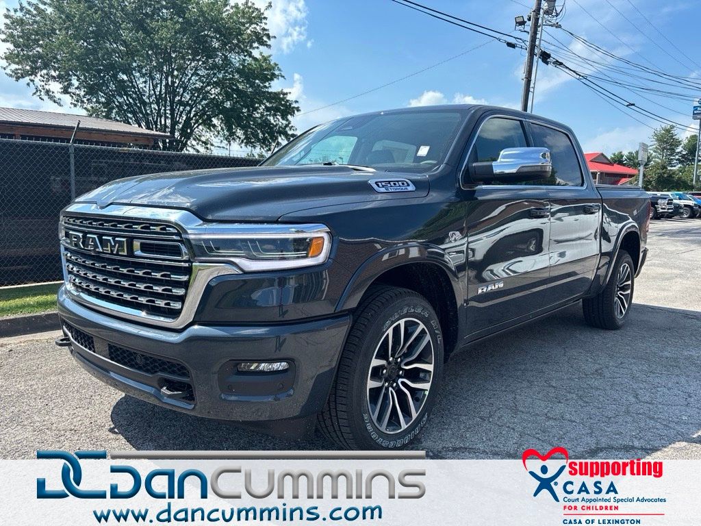 Forged Blue Metallic 2026 RAM 1500 Pickup Truck Four-Wheel Drive 8-Speed Automatic