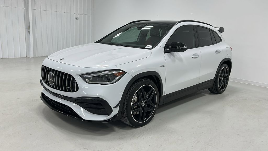 Digital White Metallic 2022 Mercedes-Benz GLA AMG 35 4MATIC SUV / Crossover All-Wheel Drive 8-Speed Automatic