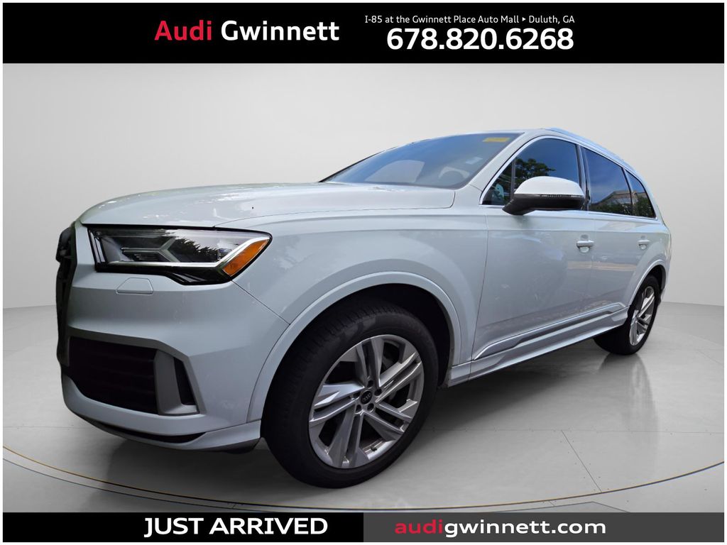Glacier White 2023 Audi Q7 SUV / Crossover All-Wheel Drive 8-Speed Automatic